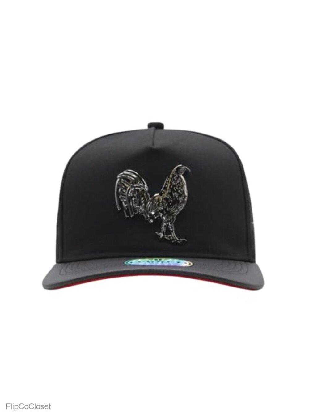 Premium Adjustable Snapback Baseball Cap with Embroidered Rooster Patch